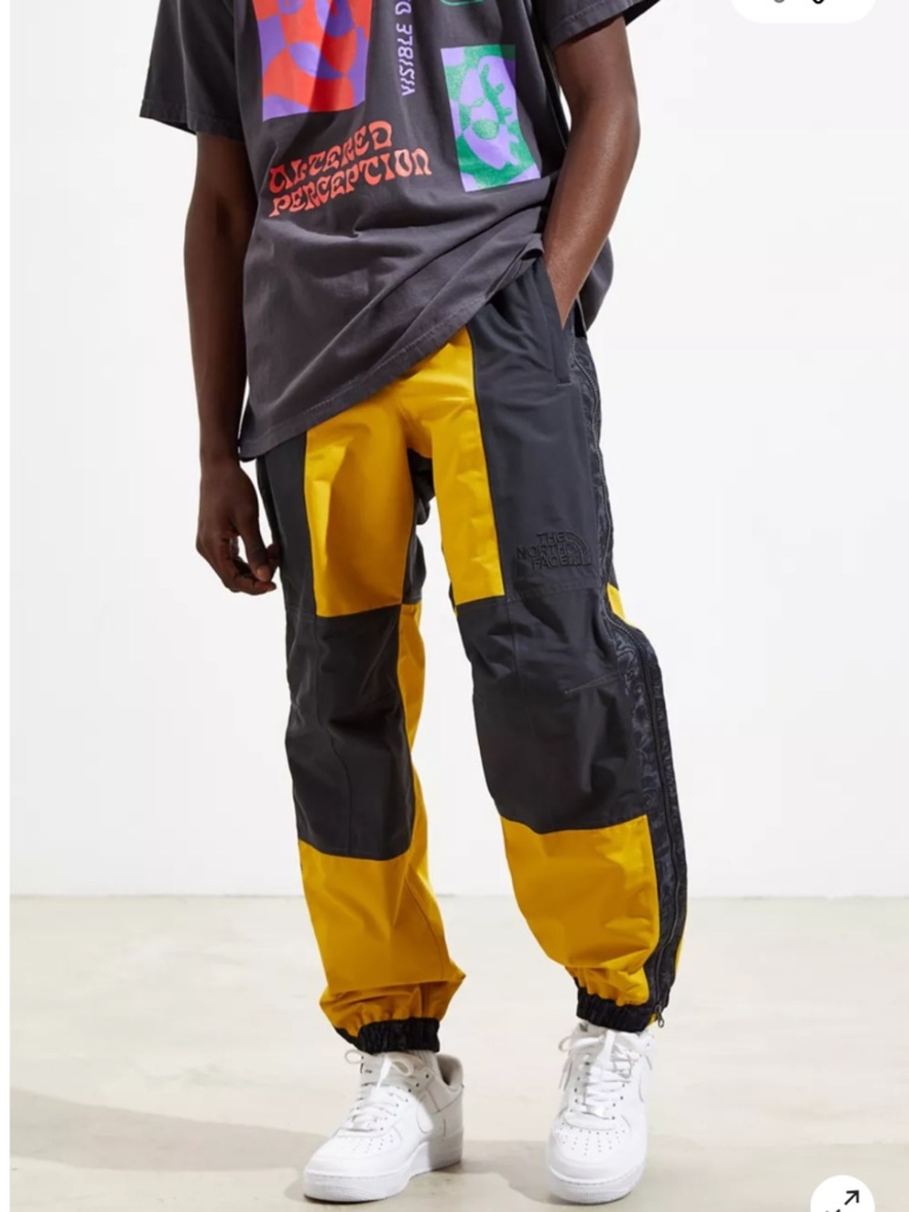 The North Face ’94 RAGE Durable Rain Pant Unisex Yellow Black
